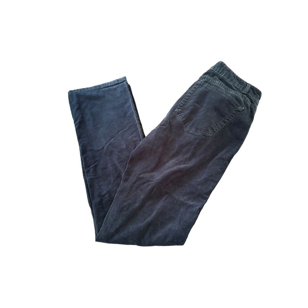 Chaps Denim Jeans Women's Size‎ 4 Navy Denim Corduroy Straight Leg Night Out